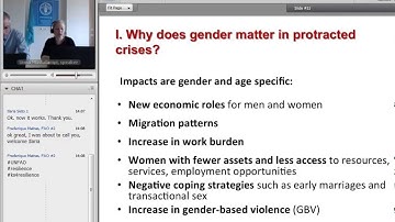 FAO Webinar on resilience #5-Gender equality in protracted crises