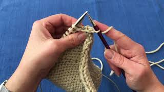 Three needle bind off en español