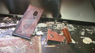 FILE:BENGHAZI LIBYA CONSULATE RUBBLE