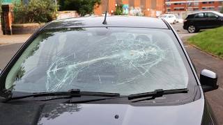 Man goes on rampage and smashes up 40 cars with crowbar | SWNS