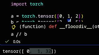 PyTorch Basic Math