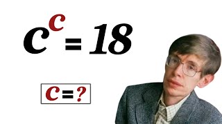 Cambridge Maths Interview Question | What is the value of c | Can you find out