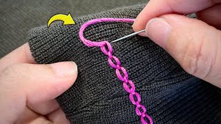 Download Lagu 5 Decorative Hand Stitches to Repair \u0026 Beautify Clothes | Step-by-Step Tutorial (Jady Kreativ) MP3