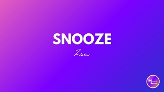 Zsa - Snooze (Lyric Video)