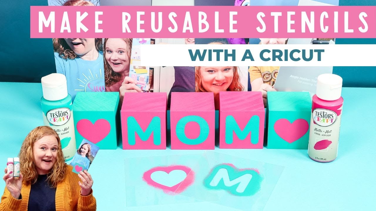 How to Make a Reusable Stencil with Cricut - Jennifer Maker