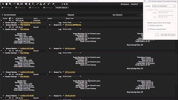 Set Render Queue Time Span Script Demo