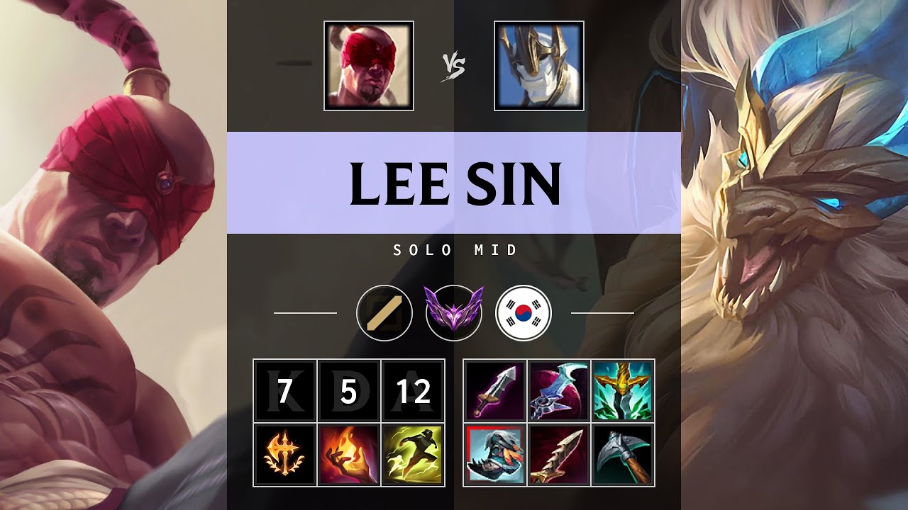 Lee Sin Mid vs Galio - KR Master Patch 25.13