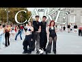 Kpop dance in public one take kard  cake  dance cover by ponysquad