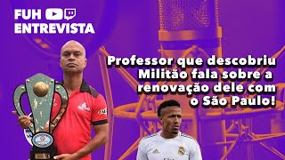 Deu problema? Professor que descobriu Militão fala sobre renovação com o São Paulo