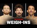 Della Maddalena vs Prates Weigh-Ins | UFC Perth