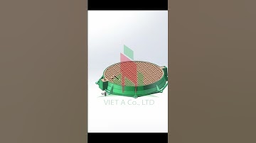 Nắp hố ga khung tròn nắp tròn