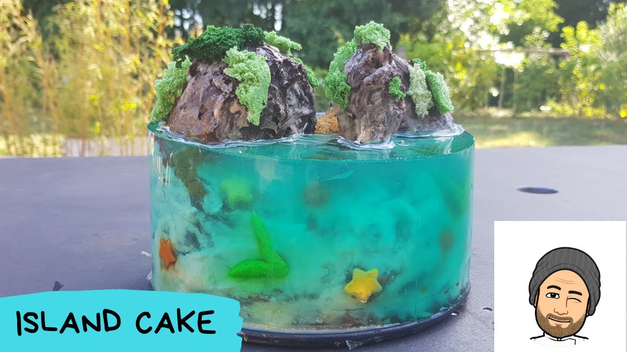 Island Cake Comment Faire Ce Magnifique Gateau Tutorial Jelly Cake Ocean Cake Cake Trends Youtube