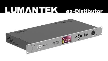 Lumantek ez-Distributor: Embed External Audio and De-embed Incoming Video Audio!
