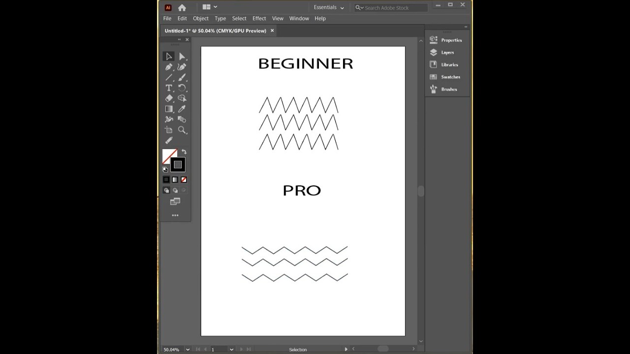 Adobe Illustrator 2026-Tips to create zig zag effect like a pro