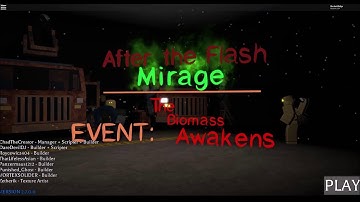 After the Flash: Mirage | The Biomass Awakens Event Titlescreen |