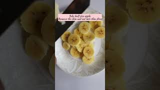 Banana Apple Puree for 7-12 month old Babies|9month|10month|11month|Healthy morning Breakfastshorts