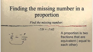 finding the missing number in a proportion (5)
