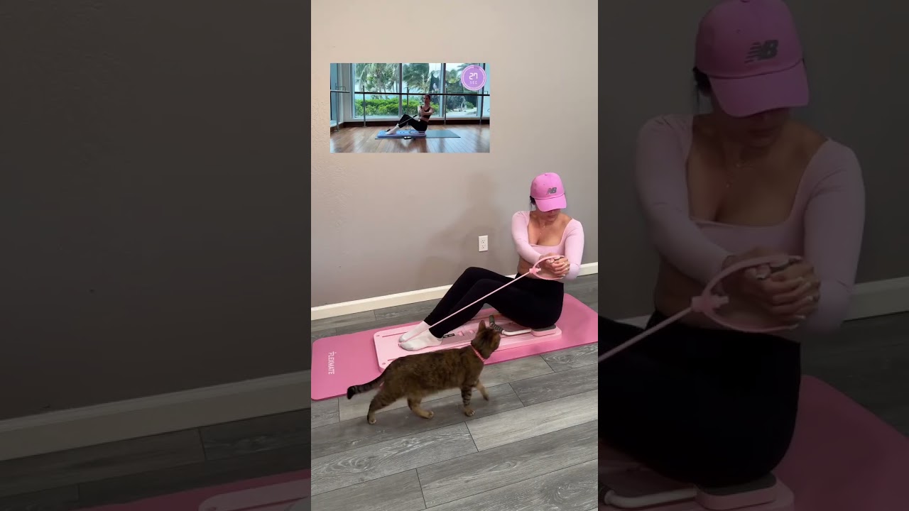 At Home Pilates Reformer Workout for Beginners (No Equipment Needed)