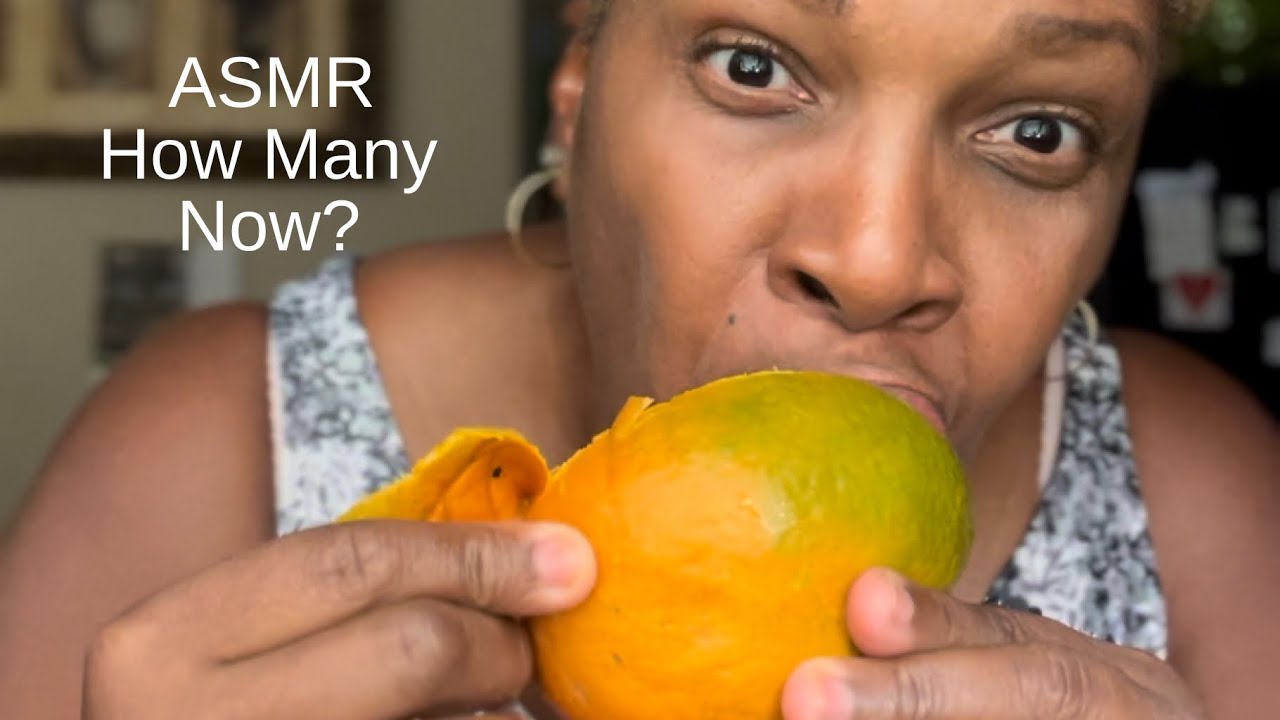 Another, another ASMR Mango Eating Video | GO10LISA