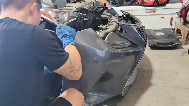 2015 Lexus RC350 Front Bumper and Headlight Removal DIY