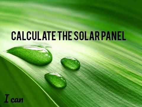 சோலார் பேனலை எவ்வாறு கணக்கிடுவது? Part 3 How to Calculate the solar panel? Part3