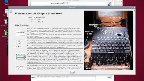 Using The Java Enigma Simulator To Encrypt Text Messages
