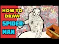 EASY How to Draw SPIDER-MAN | Narrated Step-by-Step Drawing Tutorial