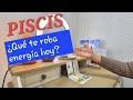 PISCIS👣¿QUÉ TE ROBA ENERGÍA HOY? CREER QUE NO DEJAS HUELLAS IMBORRABLES. DIOS HABLARÁ Y REVELARÁ