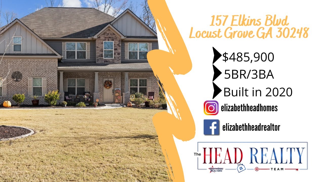 Homes for sale in Locust Grove GAJust Listed157 Elkins Blvd Locust