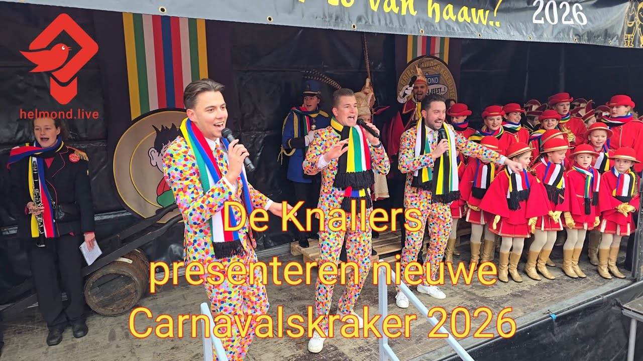 De Knallers presenteren nieuwe Carnavalskraker 2026 l Helmond