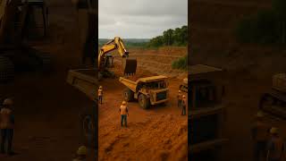 Large-Scale Gold Mining Process. #shorts #youtubeshorts #miningexcavator #miningexploration
