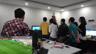 Cảm xúc khi xem U23 Việt Nam đánh bại U23 Qatar của nhân viên công ty phần mềm Vinsofts