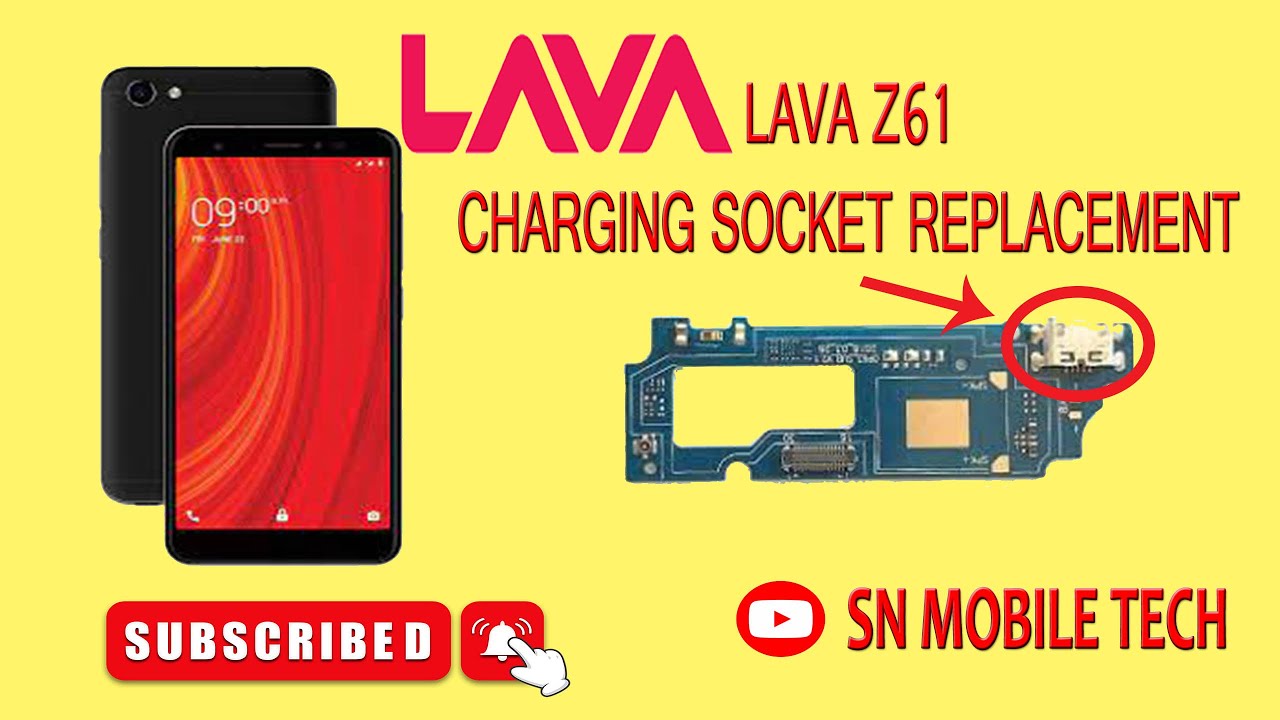 Lava z61 android charging socket replacement/change