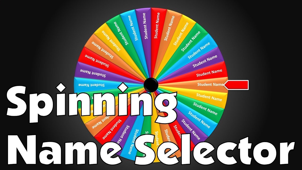 Create A 'Wheel of Fortune' Spinning Name Selector in ...