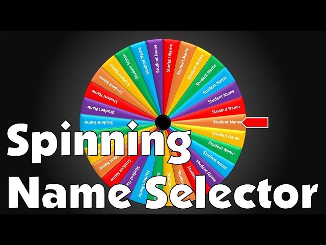 TUTORIAL] Make a Randomized SPINNING WHEEL of NAMES in Google Slides (Easy  Method!) 