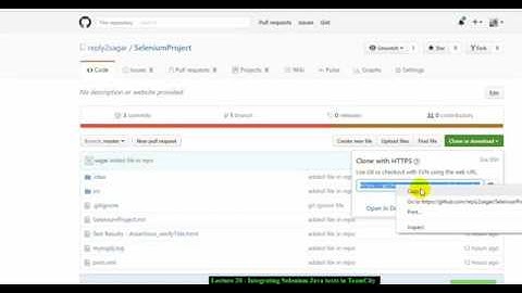 Lecture 20 Integrating Selenium Tests In Java With TeamCity Avi