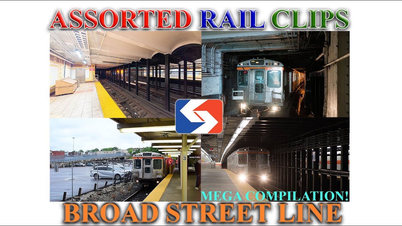41. The Entire Broad Street Line | Station By Station Mega Compilation