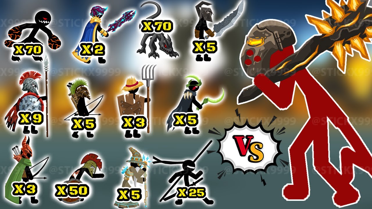 Stick war saga : Griffon vs. 22 Armies - The Hardest Battle Ever 💥 Stickx9999