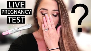 *EMOTIONAL & SHOCKING* LIVE PREGNANCY TEST RESULTS! | Liza Adele