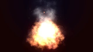 Fire Effect Background Animation Video
