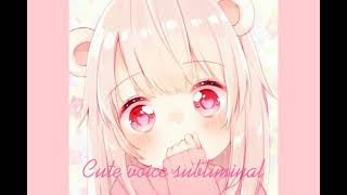 Cute voice subliminal screenshot 4