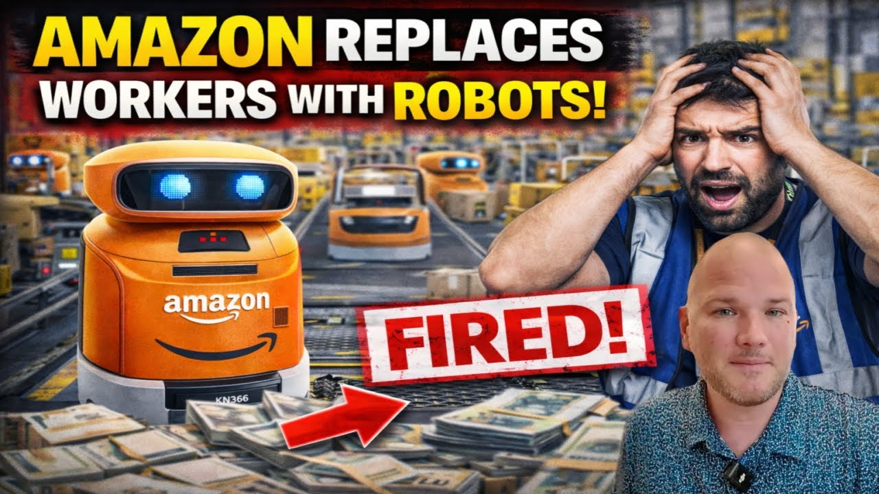 Amazon Replaces Workers With ROBOTS — Thousands Fired While AI Takes ...