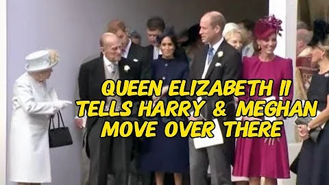 Queen Elizabeth Orders Prince Harry and Meghan Markle to Move Over There
