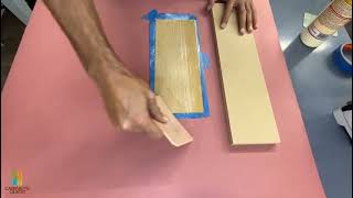How to apply Wood Veneer to an MDF panel