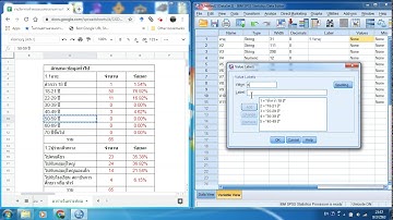 กำหนดตัวแปรVariableแบบOrdinalในSPSS