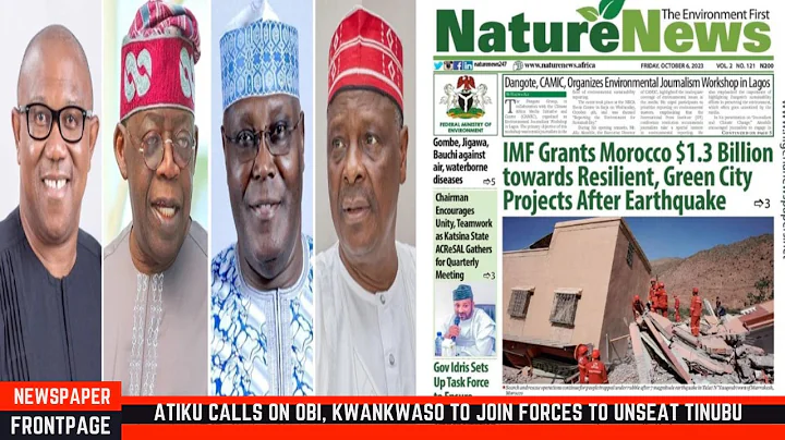 ATIKU CALLS ON OBI, KWANKWASO TO JOIN FORCES TO UNSEAT TINUBU