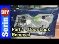 Door Lock Module Removal - Seat Leon 1m / Toledo 2 - Part 1