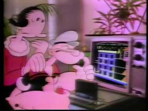 Popeye Video Game Ad (1983)