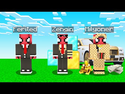 FERİTED KÖYDE MİLYONER OLDU 🤑 - Minecraft