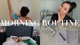 8AM PRODUCTIVE MORNING ROUTINE 2021 | Healthy Habits & Self Care Tips